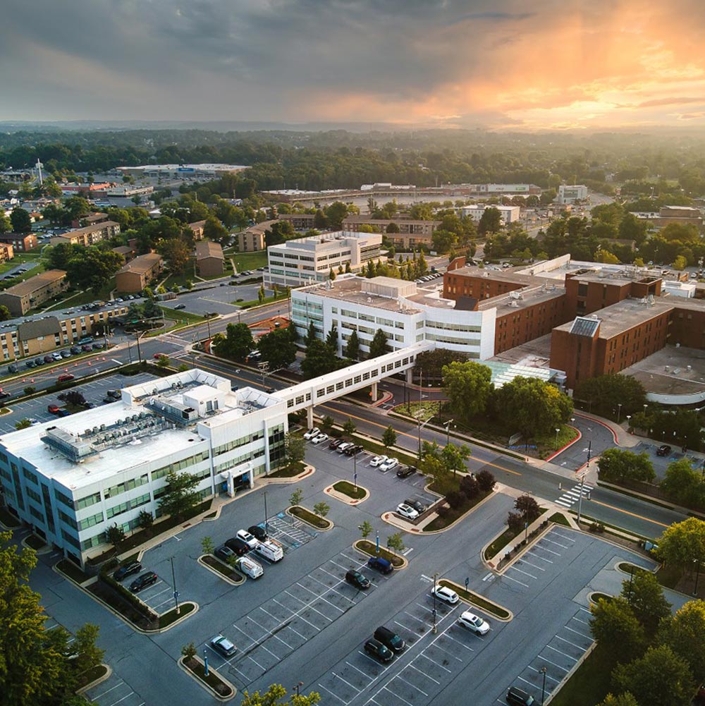 Aerial photo of Northwest Hospital